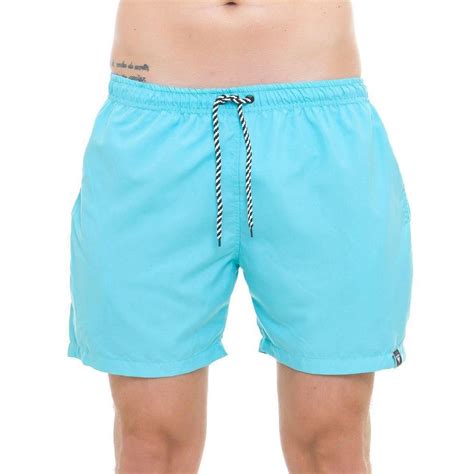 Bermudas De Seda Azul Claro 